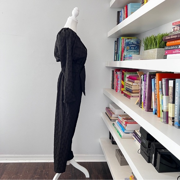 Tanya Taylor Black Talisia Jumpsuit size Small - Picture 10 of 16